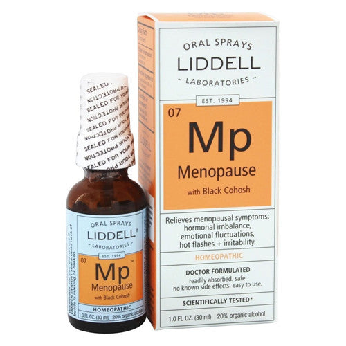 Liddell Laboratories Menopause with Black Cohosh Homeopathic Oral Spray, 1 Oz
